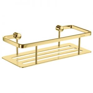 Smedbo Sideline Polished Brass Shower Basket DV3001