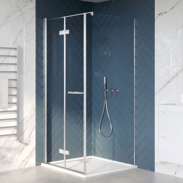 Dawn Asteria Chrome 760 Bifold Shower Door ASTBIF760
