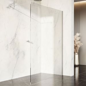 Dawn Minos Chrome 10mm Wet Room Panel 1000 Wide