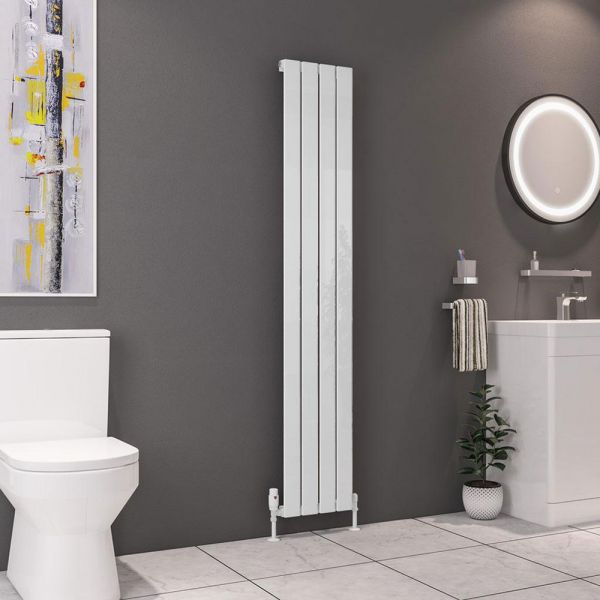 Eastbrook Deddington 1800 x 310 Gloss White Designer Radiator #2