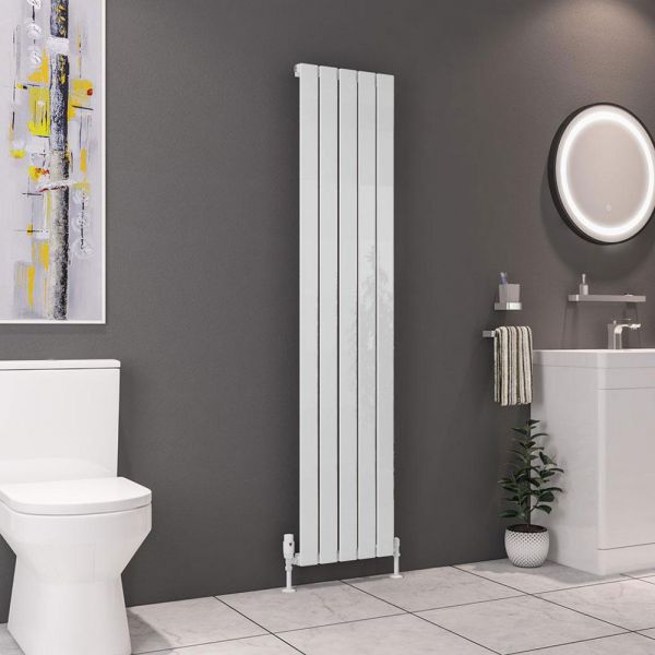 Eastbrook Deddington 1800 x 390 Gloss White Designer Radiator #2