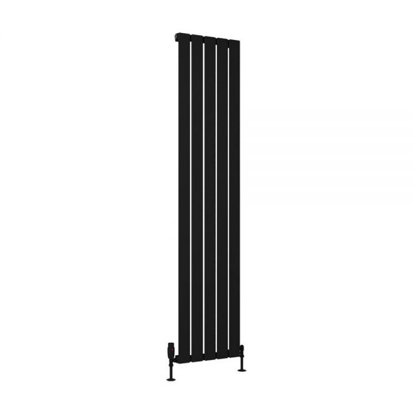 Eastbrook Deddington 1800 x 390 Matt Black Designer Radiator
