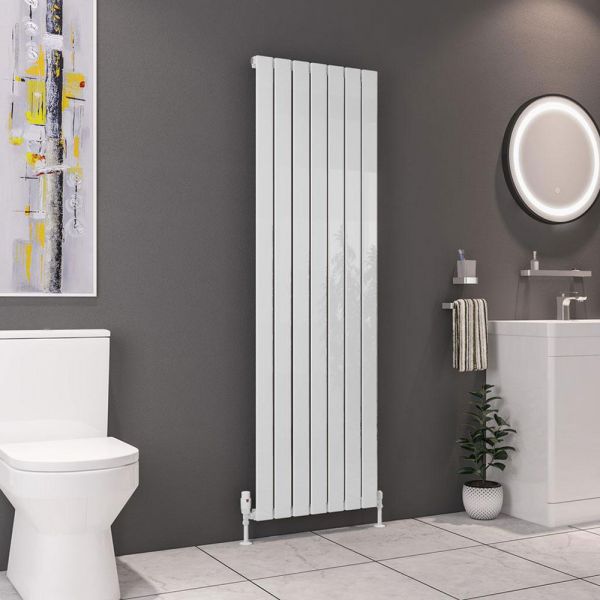 Eastbrook Deddington 1800 x 550 Gloss White Designer Radiator #2