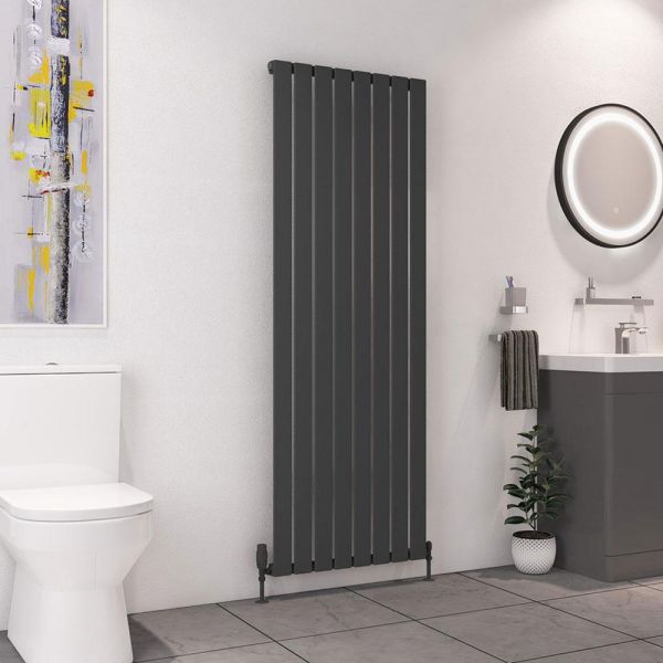 Eastbrook Deddington 1800 x 630 Matt Anthracite Designer Radiator #2