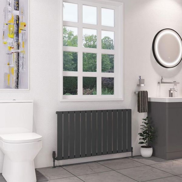 Eastbrook Deddington 600 x 1110 Matt Anthracite Designer Radiator #2