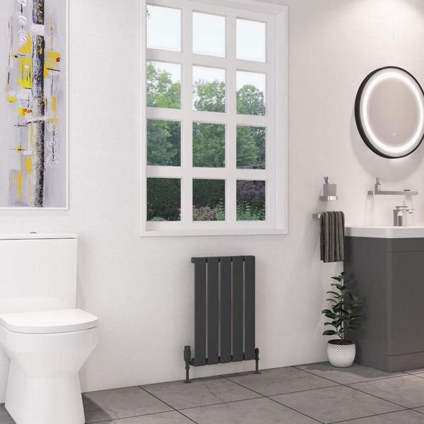 Eastbrook Deddington 600 x 390 Matt Anthracite Designer Radiator #2