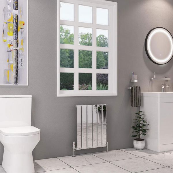 Eastbrook Deddington 600 x 470 Chrome Designer Radiator #2