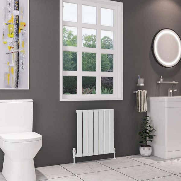 Eastbrook Deddington 600 x 550 Gloss White Designer Radiator #2