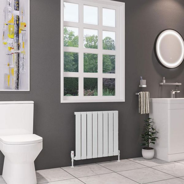 Eastbrook Deddington 600 x 630 Gloss White Designer Radiator #2