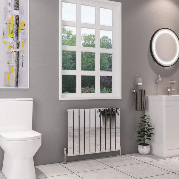 Eastbrook Deddington 600 x 790 Chrome Designer Radiator #2
