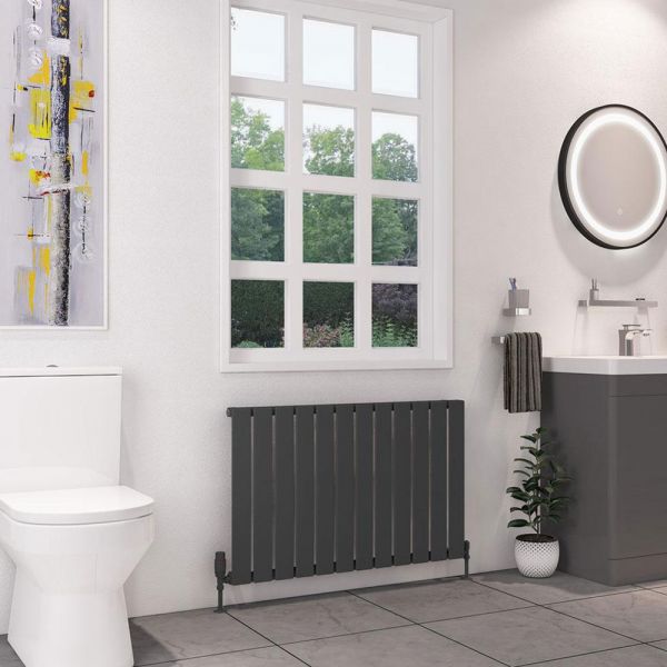Eastbrook Deddington 600 x 950 Matt Anthracite Designer Radiator #2