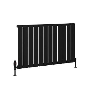 Eastbrook Deddington 600 x 950 Matt Black Designer Radiator