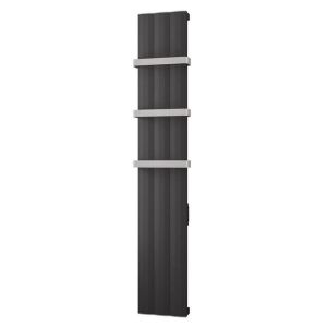 Eastbrook Derwent Dry Element 1800 x 304 Matt Anthracite Aluminium Electric Radiator
