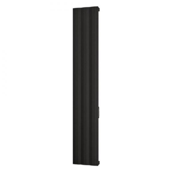 Eastbrook Derwent Dry Element 1800 x 304 Matt Black Aluminium Electric Radiator #2