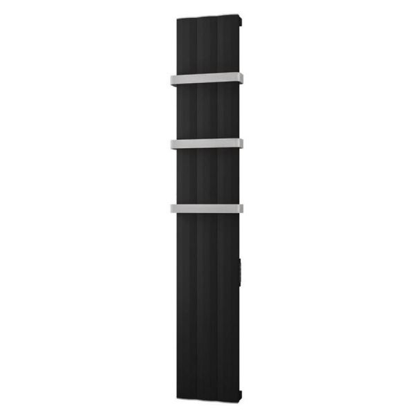 Eastbrook Derwent Dry Element 1800 x 304 Matt Black Aluminium Electric Radiator