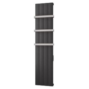Eastbrook Derwent Dry Element 1800 x 404 Matt Anthracite Aluminium Electric Radiator