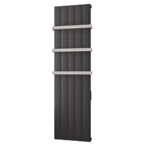 Eastbrook Derwent Dry Element 1800 x 504 Matt Anthracite Aluminium Electric Radiator
