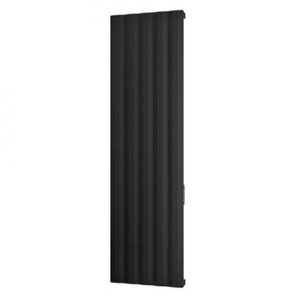 Eastbrook Derwent Dry Element 1800 x 504 Matt Black Aluminium Electric Radiator #2