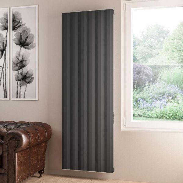 Eastbrook Derwent Dry Element 1800 x 604 Matt Anthracite Aluminium Electric Radiator #4