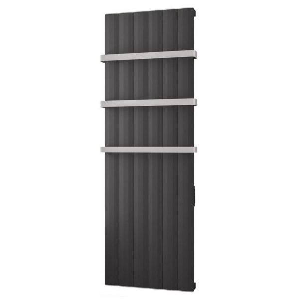 Eastbrook Derwent Dry Element 1800 x 604 Matt Anthracite Aluminium Electric Radiator
