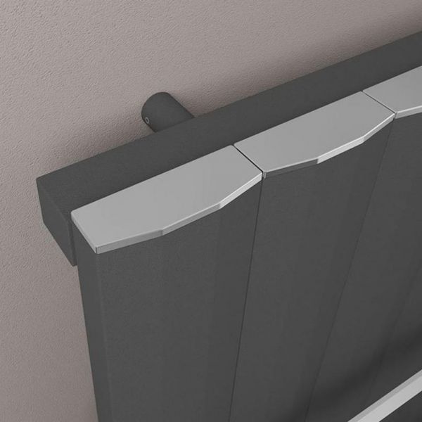 Eastbrook Derwent Dry Element 1800 x 504 Matt Anthracite Aluminium Electric Radiator #5
