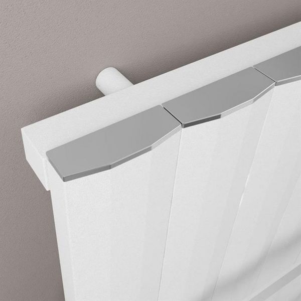 Eastbrook Derwent Dry Element 1800 x 604 Matt White Aluminium Electric Radiator #5