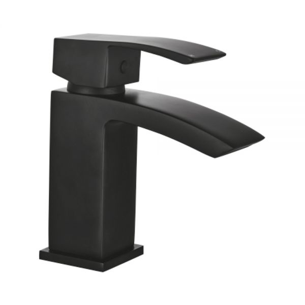 Apex Descent Black Mono Basin Mixer Tap