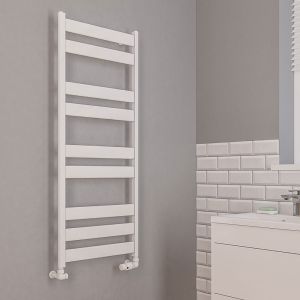 Eastbrook Pelago 1800 x 600 Matt White Aluminium Towel Rail