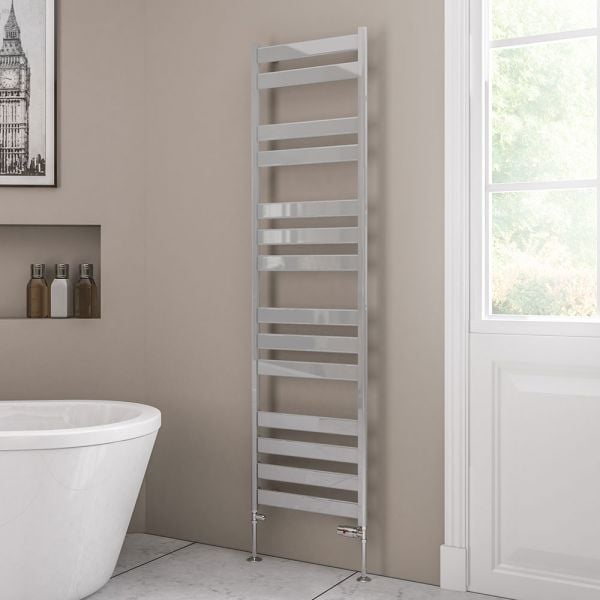 Eastbrook Pelago 1200 x 600 Polished Aluminium Towel Rail