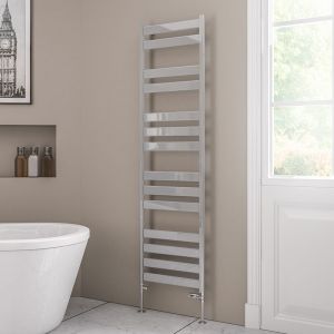 Eastbrook Pelago 1200 x 500 Polished Aluminium Towel Rail