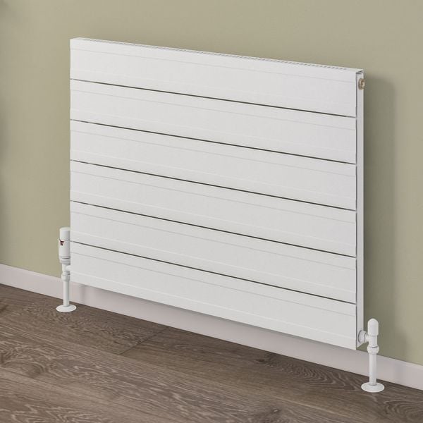 Eastbrook Berkeley 603 x 1000 Horizontal Matt White Designer Radiator #3