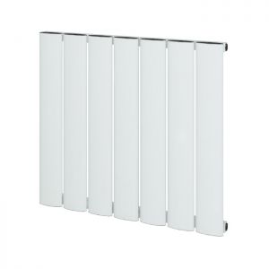 Eastbrook Malmesbury 500 x 470 Horizontal Matt White Designer Aluminium Radiator