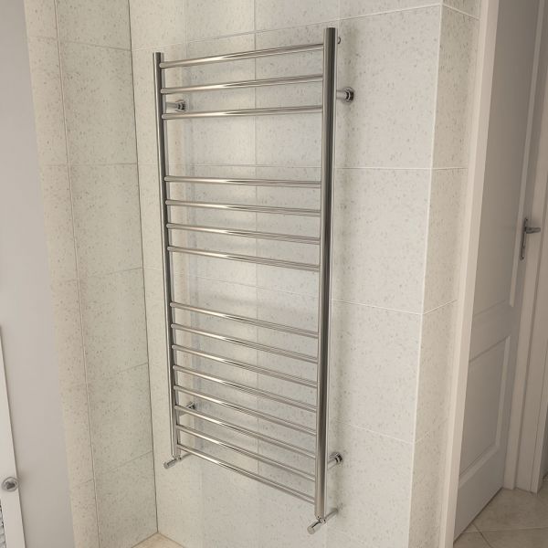 Eastbrook Violla 1630 x 600 Polished Stainless Steel Towel Rail