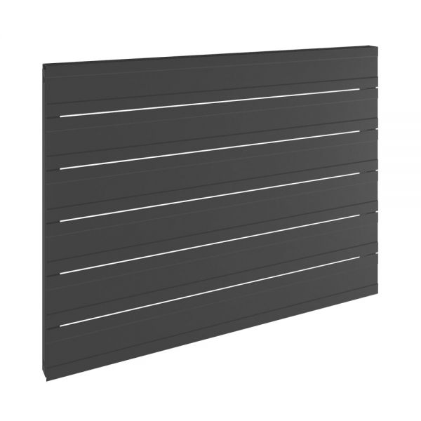 Eastbrook Berkeley 603 x 1400 Horizontal Matt Anthracite Designer Radiator