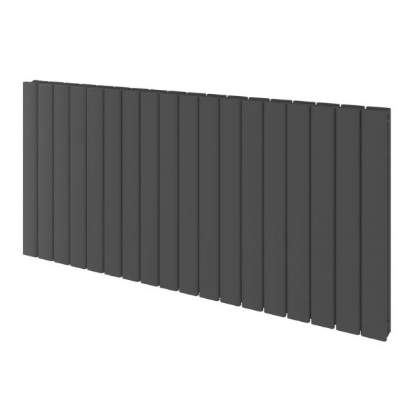 Eastbrook Hadleigh 600 x 835 Horizontal Matt Anthracite Designer Aluminium Radiator