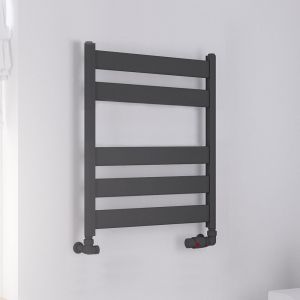 Eastbrook Pelago 600 x 600 Matt Anthracite Aluminium Towel Rail