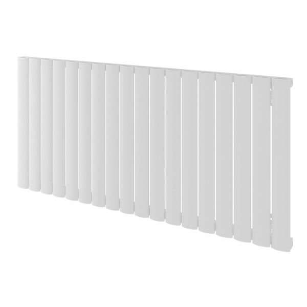 Eastbrook Sandhurst 600 x 485 Horizontal Matt White Designer Aluminium Radiator