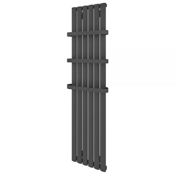 Eastbrook Sandhurst 1800 x 275 Vertical Matt Anthracite Designer Aluminium Radiator