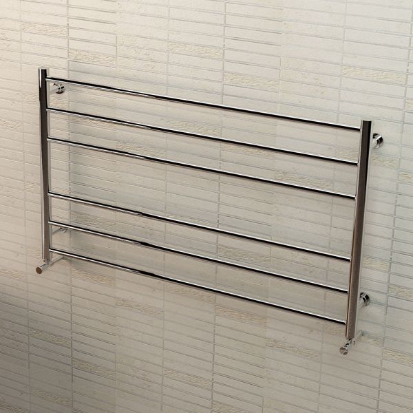 Eastbrook Violla 590 x 1000 Polished Stainless Steel Towel Rail
