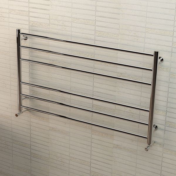 Eastbrook Violla 790 x 600 Polished Stainless Steel Towel Rail #2