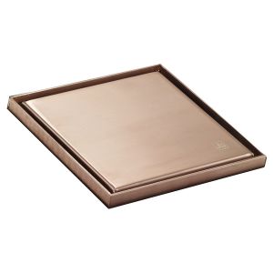 JTP Elite Brushed Bronze 150 x 150mm Square Shower Drain