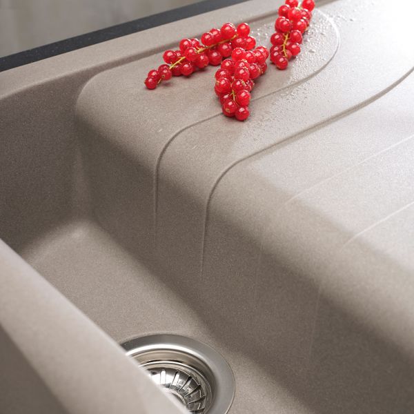 Reginox Ego Titanium 1.5 Bowl Granite Kitchen Sink 1000 x 500mm #3
