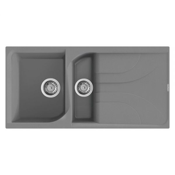 Reginox Ego Titanium 1.5 Bowl Granite Kitchen Sink 1000 x 500mm