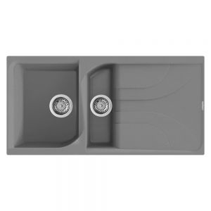 Reginox Ego Titanium 1.5 Bowl Granite Kitchen Sink 1000 x 500mm