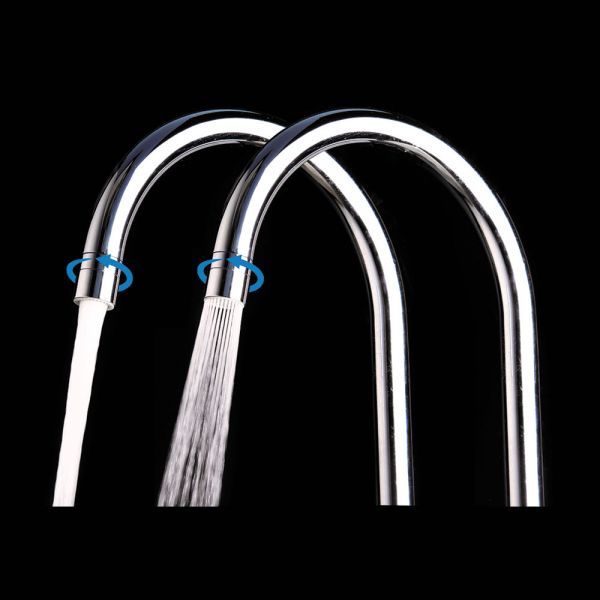 Clearwater Elegance Bridge Twin Lever Chrome Twist & Spray Kitchen Sink Mixer Tap #4