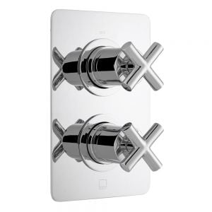 Vado Elements Chrome Single Outlet Thermostatic Shower Valve