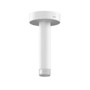 Vado Elements Matt White Fixed Head Ceiling Mounting Arm 100mm (4'')