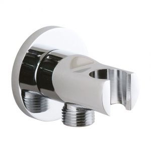Vado Elements Chrome Wall Outlet with Integrated Holder