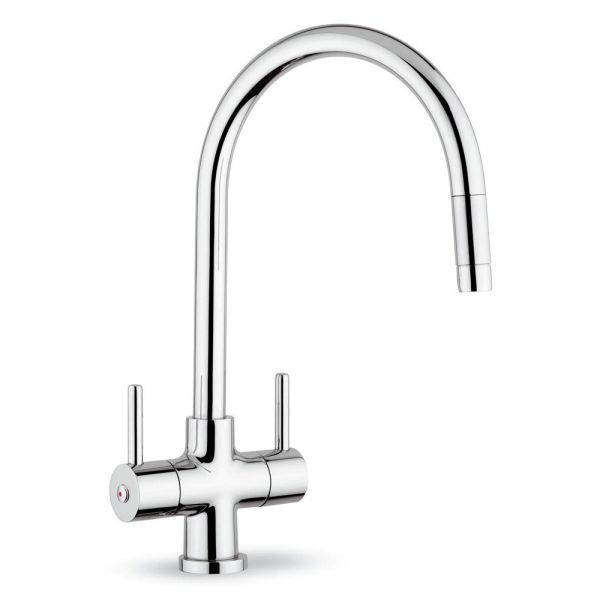 Clearwater Emporia Single Lever Chrome Monobloc Kitchen Sink Mixer Tap