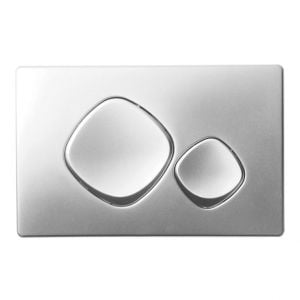 Abacus Mode Satin Chrome Dual Flush Plate